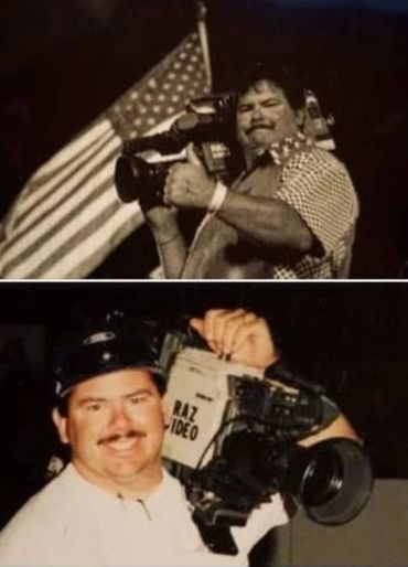 From the earlier years covering racing for ESPN, FS1 local TV, and before todays MUCH smaller units.