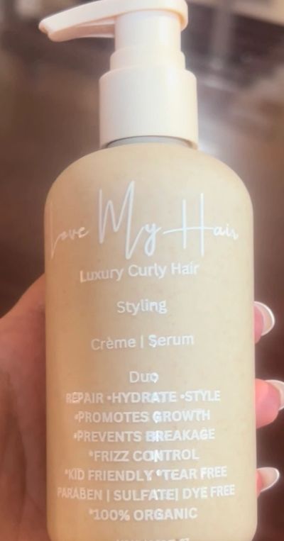 Curl love, all natural ingredients for maximum nourishment and growth. Embrace your natural beauty