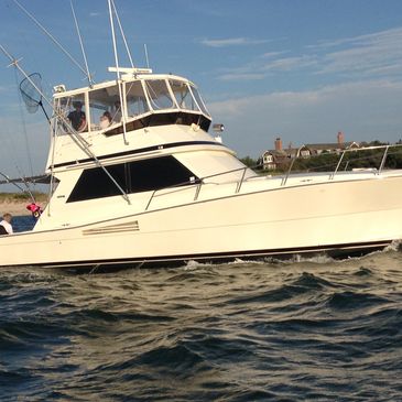 Fully customized 45 foot Viking Yacht with 1000 horsepower to get you to the fish fast and safely.