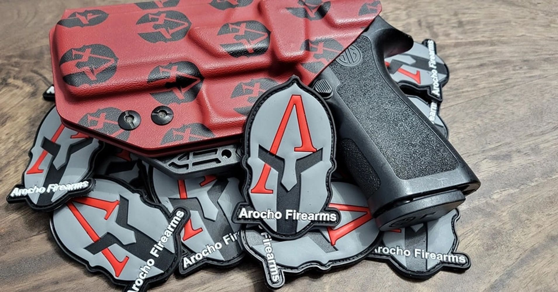 Arocho Firearms Patches and Custom Holster