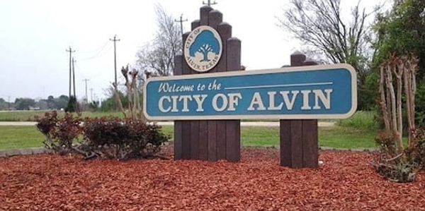 Welcome to Alvin, Texas Logo