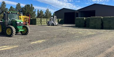Custom haying central Oregon