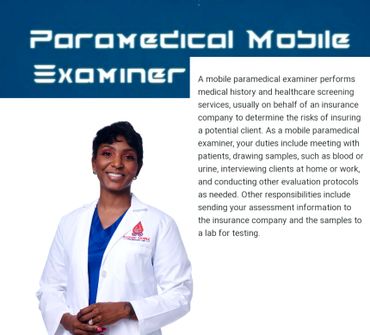 Paramedical examiner Camilla Henderson