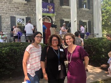 Sue Wandalowski, Director, Northampton County Department of Human Services (right); Elizabeth Miller
