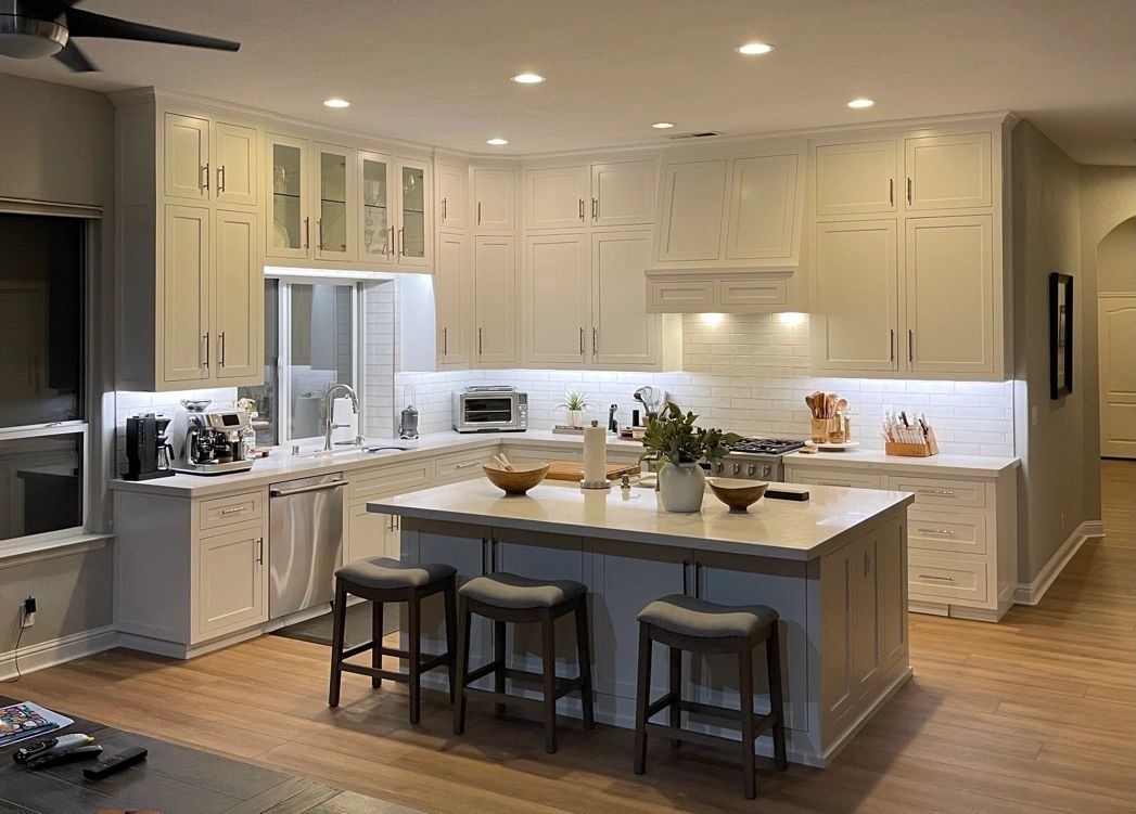 Modern kitchen remodel in Newcastle, CA by Franco and Sons Construction