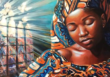 "Grace"
Acrylic on canvas
24"x 36"