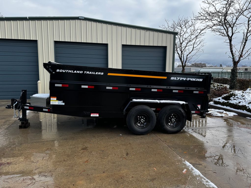 Our 14 foot dump trailers are perfect for construction jobs, hauling, or getting rid of unwanted jun