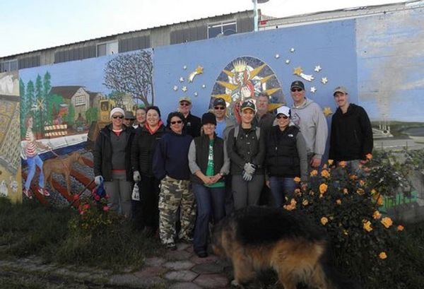 Jingletown mural wall