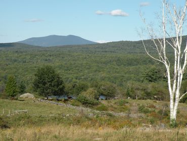 Upper Baker Pond as viewed from a perch on East Cemetary Road in East Orford, NH