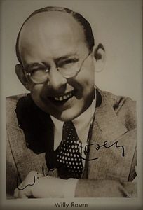 Publicity Photgraph of Willy Rosen