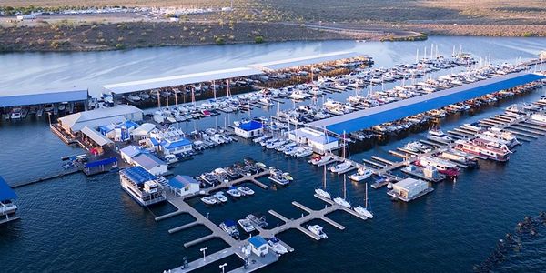 Marina on the water