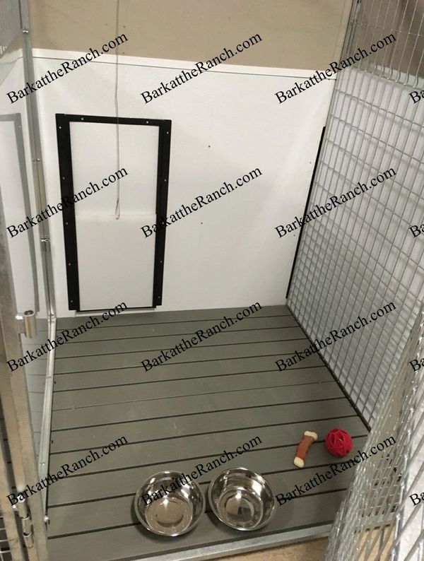 This 4x4 individual kennel has itβs own private covered 4x8 outdoor run and private manual