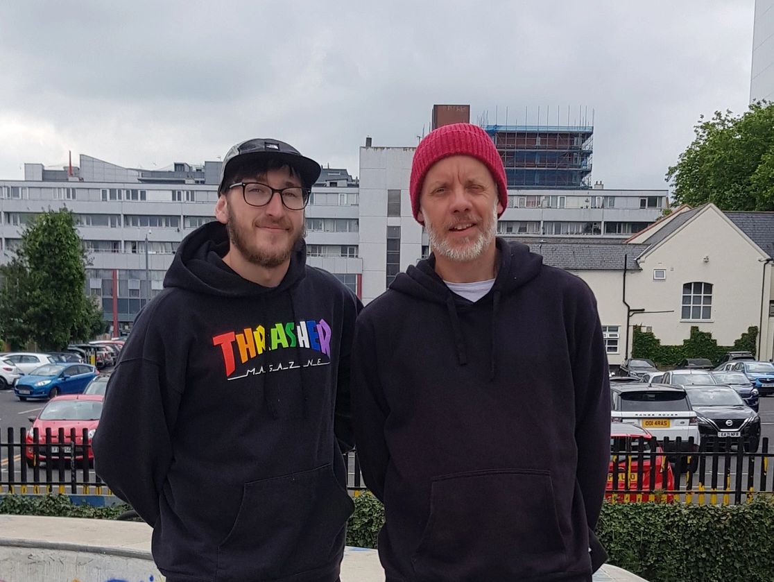 WAX Skate School coaches Hadyn and Magnus