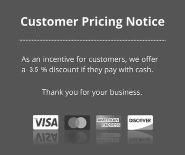 pricing notice