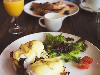 Amazing brunch food at Miami Beach Brunch Tour.