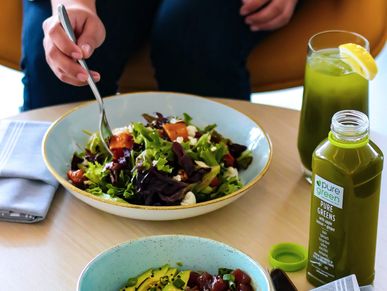 Very healthy lunch at Old Town Food Tour.