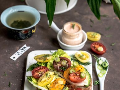 Having a modern brunch at DC Wharf Brunch Tour.