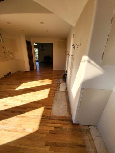 Empty residential kitchen