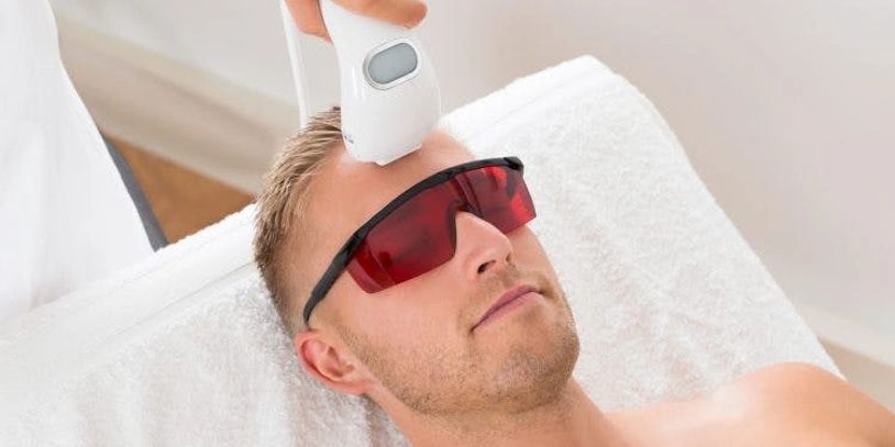 patient receiving cold laser therapy