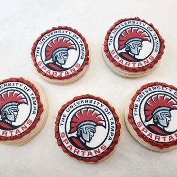 Custom Decorated Logo Cookies
