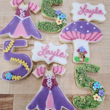 Custom Decorated Birthday Sugar Cookies