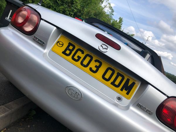 Mazda MX5 Plate