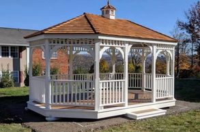 12x24 Octagon Gazebo w/optional step