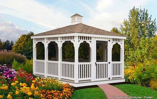 10x12 Square Gazebo w/screen kit