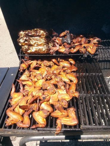 Chicken on the grill