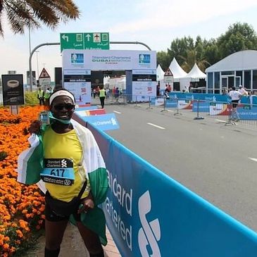 A runner from Nigeria coming to Kaunas aims to run a marathon in all countries of the world
Translat