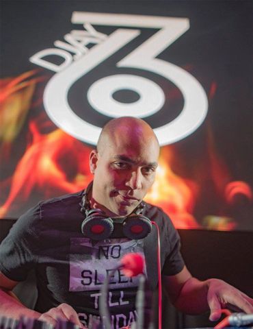 DJay 360 main stage with LED wall.