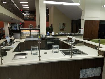 Commercial plumbing project in a gym. Full juice bar installation in Mechanicsburg PA