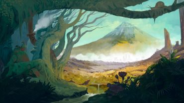 The Junk Lord's Domain - inside the massive volcano at the island's center resides our antagonist.
