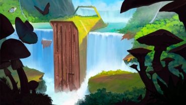 Theta Falls - a dramatic and mysterious location that contains hidden secrets.