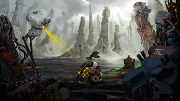 The Diesel Dismals - a fetid swamp filled with parts, pieces, and liquids from long gone robots.