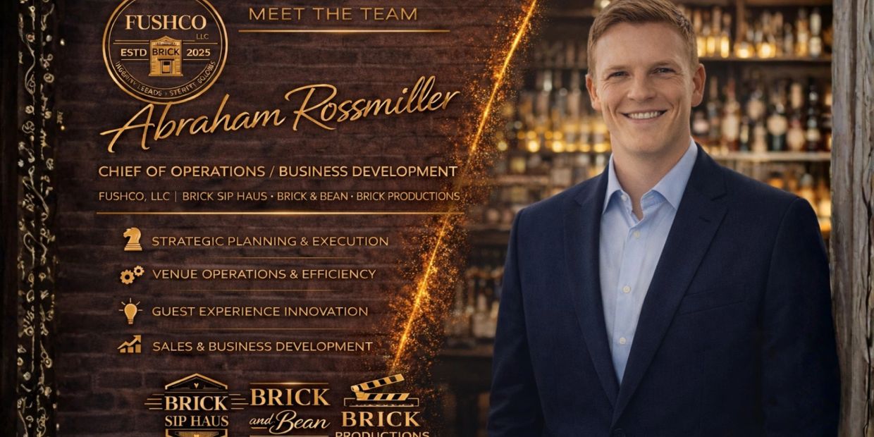 Portrait of Abraham Rossmiller, Chief of Operations at FUSHCO, LLC.