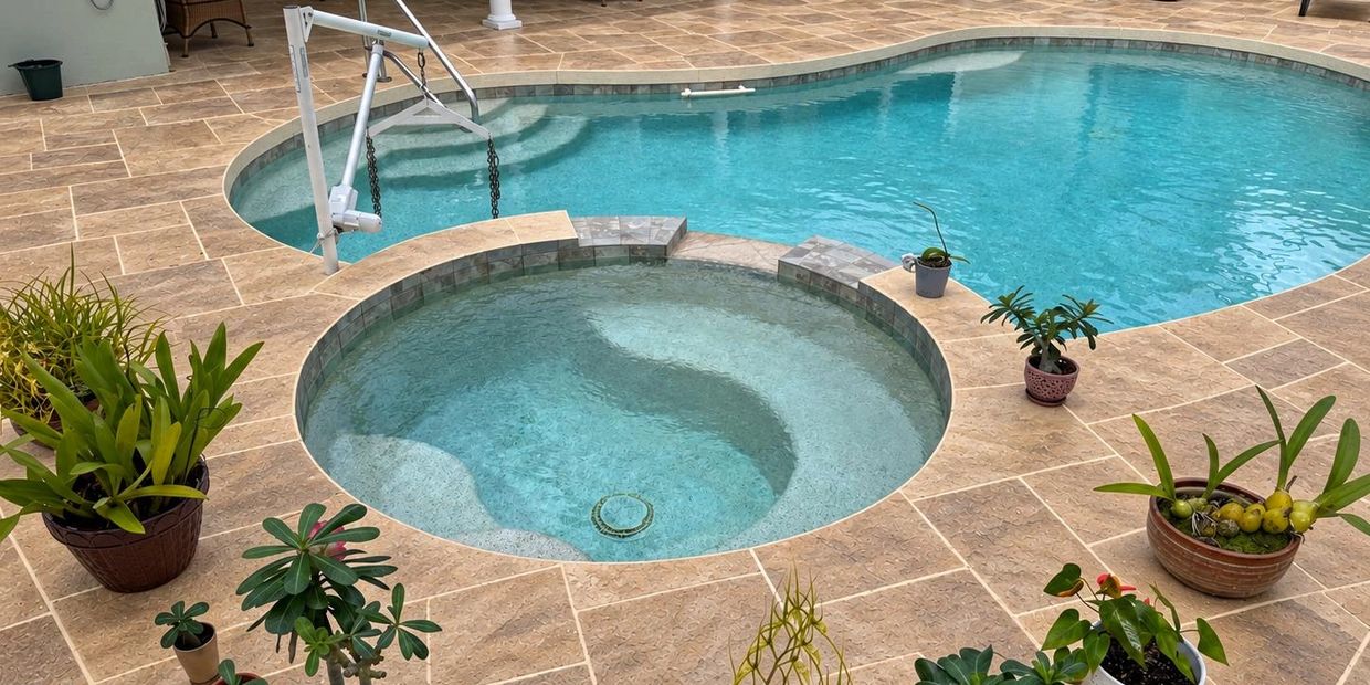 Decorative Concrete Pool Deck Resurfacing – Lakewood Ranch, FL