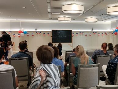 The French students show at the Community House of Winnetka