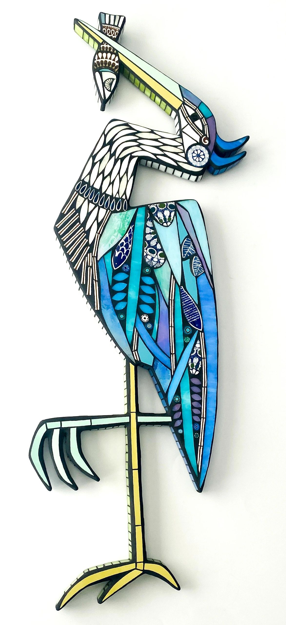 Blue Heron
H:79cm W:30cm D:2.5cm