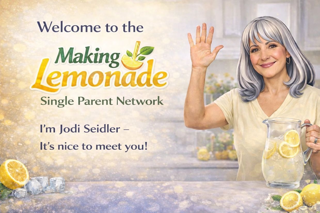 Single parentings. Making lemonade with Jodi Seidler