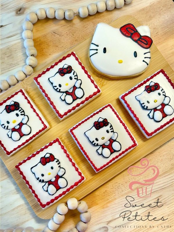 Square Character Cookies
