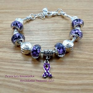 Awareness Bracelet
Alzheimer's Awareness Bracelet
Purple Bracelet
Awareness Jewelry