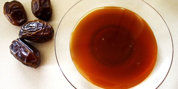 Date Syrup/ Date Nectar in a bowl made from Medjool Dates