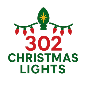 This is 302 Christmas Lights Business logo they are a professional outdoor holiday lighting company