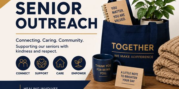 Senior outreach program supporting seniors with kindness and respect.