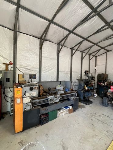 Our in house Bridgeport CNC and Lathe machine. No job too big or small for us!