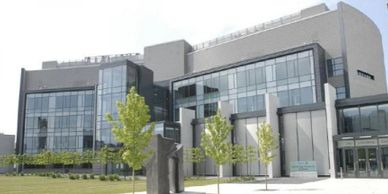 Modern, large laboratory building
