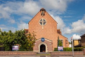 A town-centre church