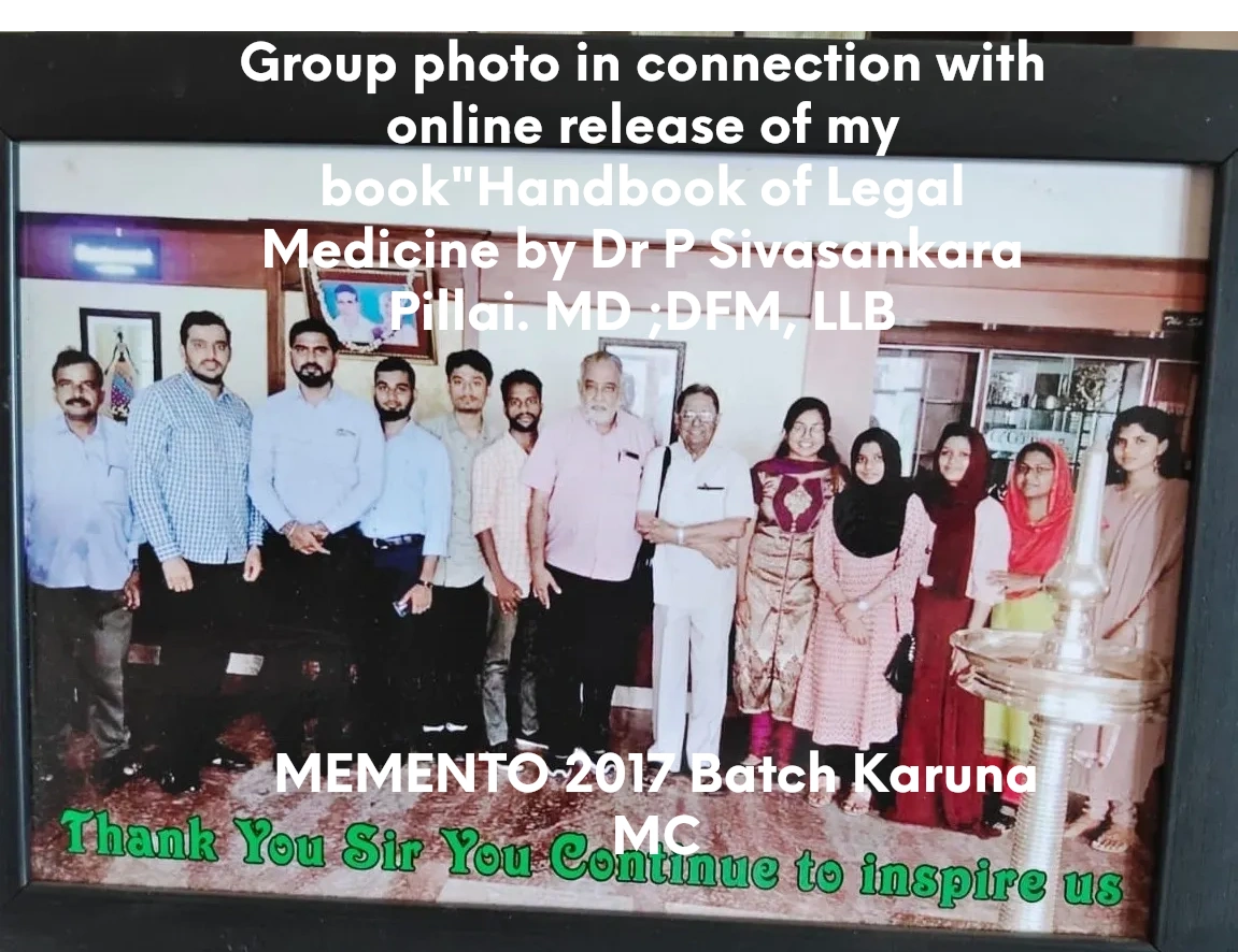 Group Photo in connection with my online release of my book