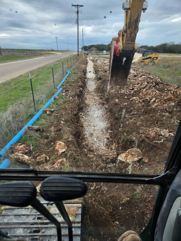 Municipal and Rural Water Transmission Lines Gribble Construction Gatesville, Texas